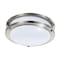 Nuvo Lighting 16W 10" LED Flush Mount, 3K Dimmable, Brushed Nickel White Lens 62/1561 - alternate 4